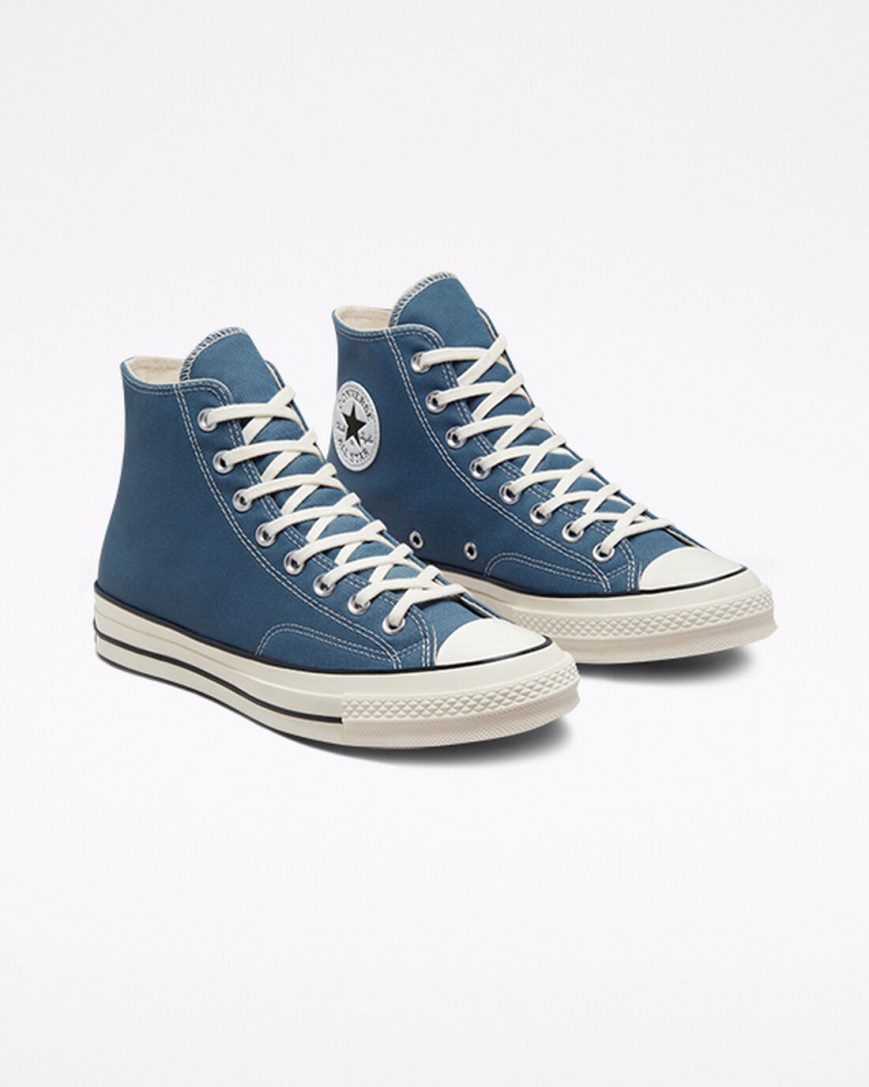 Tenisi Inalti Barbati Converse Chuck 70 Seasonal Color Albastri Negrii | RO UYVCJ928